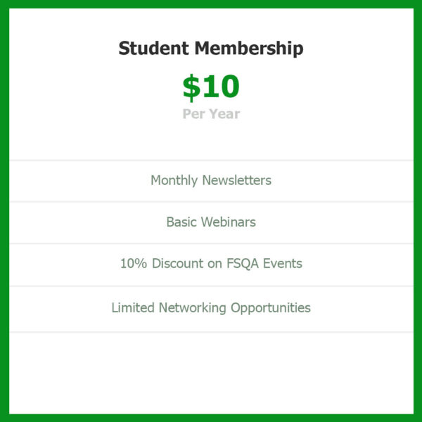 FSAQ - Student Membership